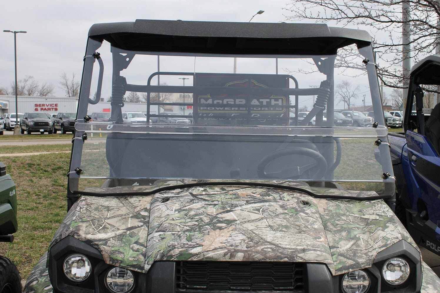 KAWASAKI MULE PRO MX 2019-2026 FULL 2-PIECE WINDSHIELD