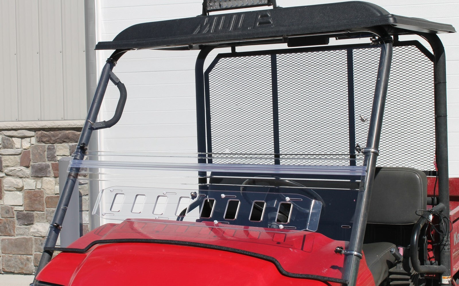 KAWASAKI MULE 3010/3000 FOLDING VENTED WINDSHIELD