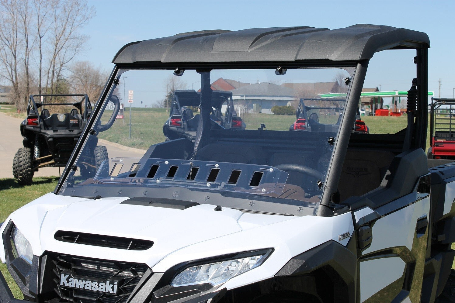 KAWASAKI RIDGE 2024+ MAX-FLO VENTED WINDSHIELD
