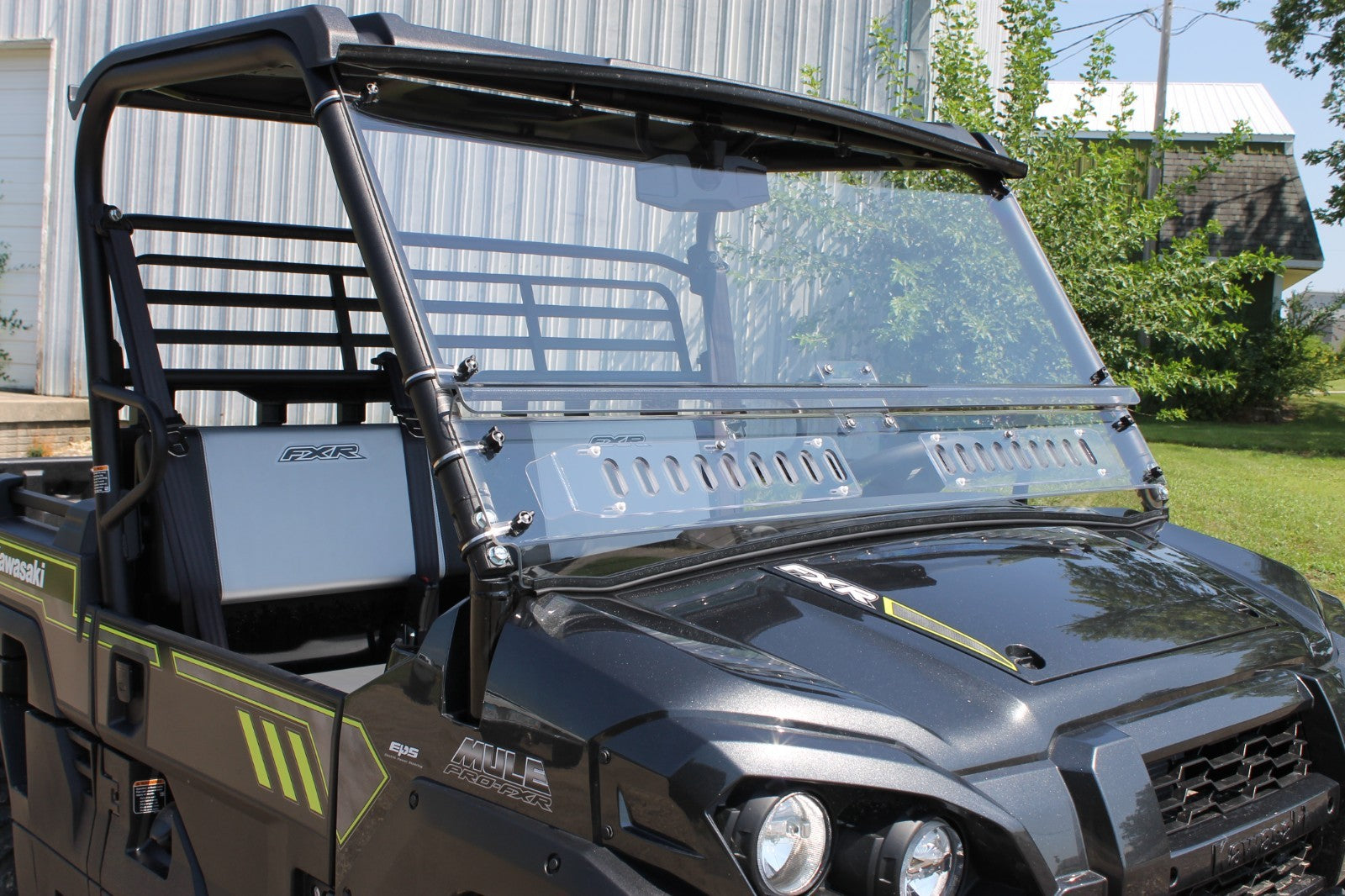 KAWASAKI MULE PRO FX- FXR -FXT 1000 2018-2026 MAX-FLO VENTED WINDSHIELD