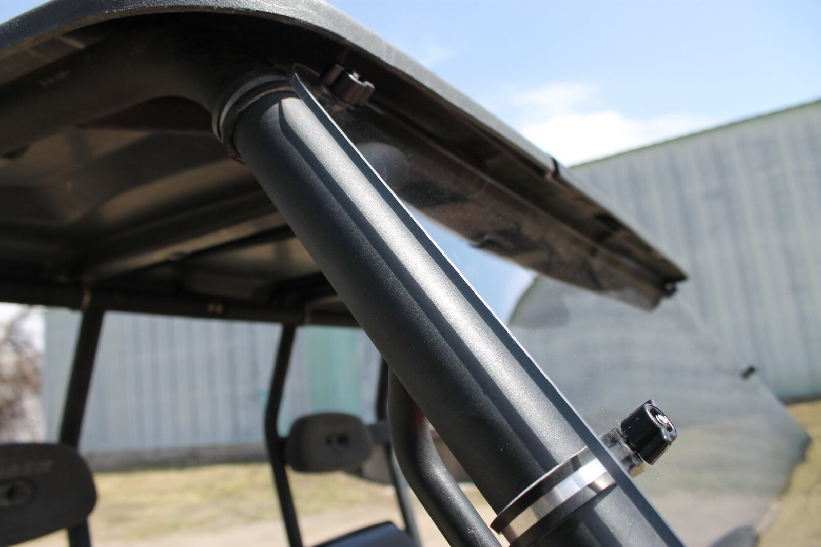 POLARIS RANGER 800 FULL SIZE ROUND CAGE 2009-2014 Vented WINDSHIELD