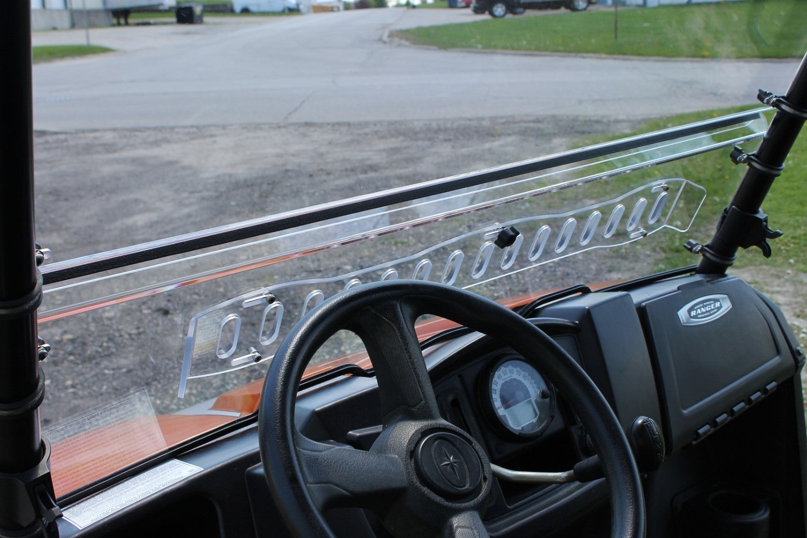 POLARIS MIDSIZE ROUND FRAME RANGER 400, 500, 800  VENTED WINDSHIELD
