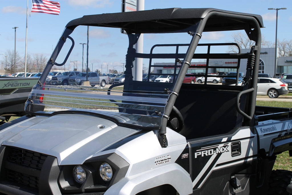 KAWASAKI MULE PRO MX 2019-2026 FOLDING WINDSHIELD