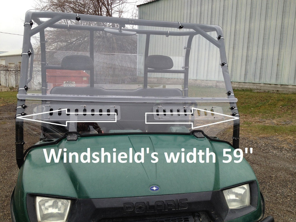 POLARIS RANGER 425/500/700 FULLSIZE 2000-2008 VENTED WINDSHIELD