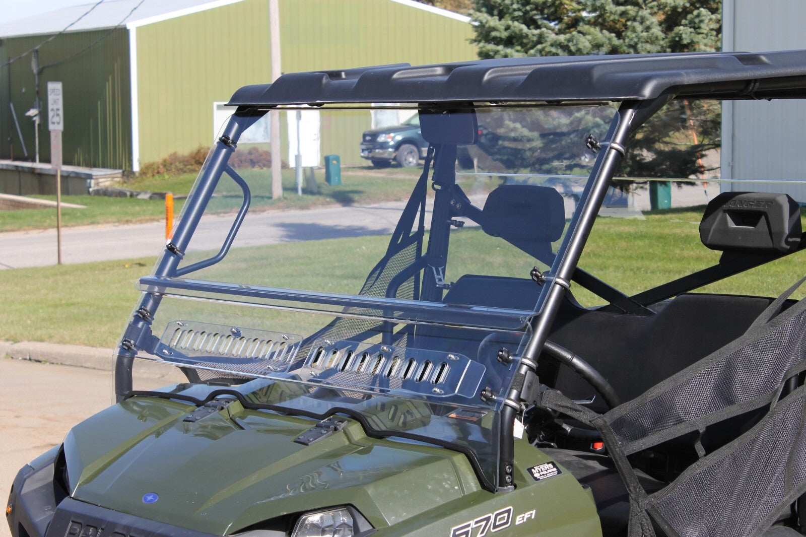 Polaris Ranger 570/800 Fullsize Round Cage 2016-2026 Vented Windshield