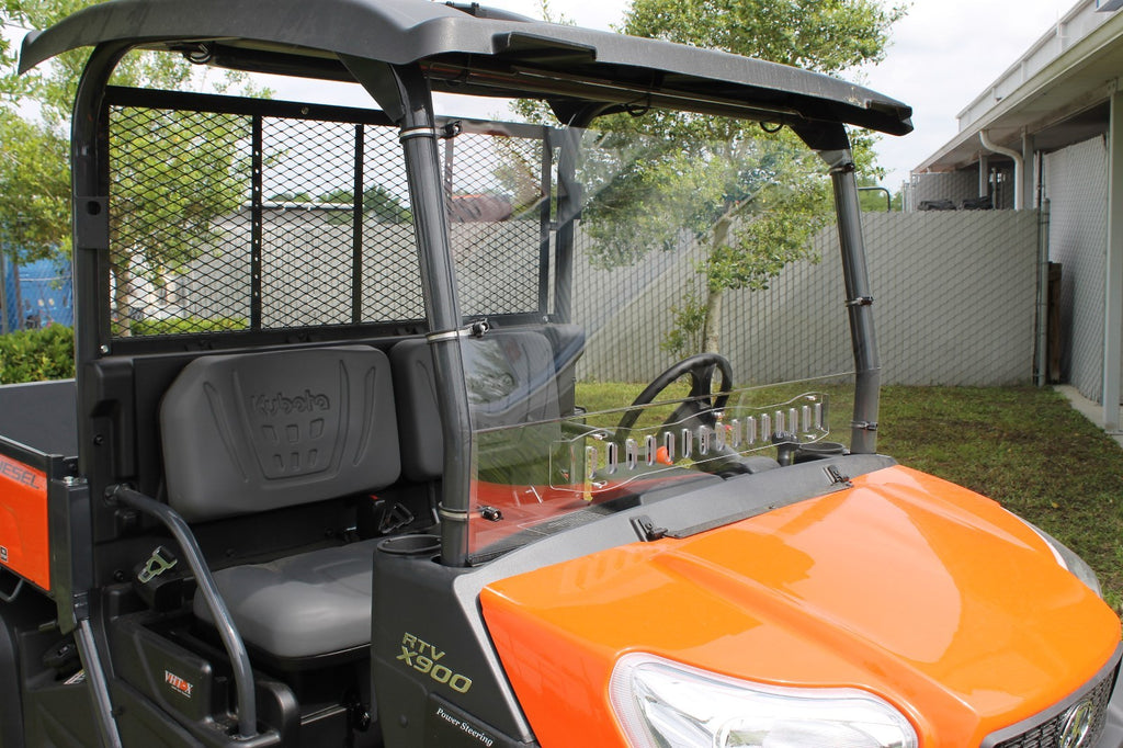 KUBOTA RTV-X Models 2014-2026 One-Piece MAX-FLO VENTED WINDSHIELD SALE!