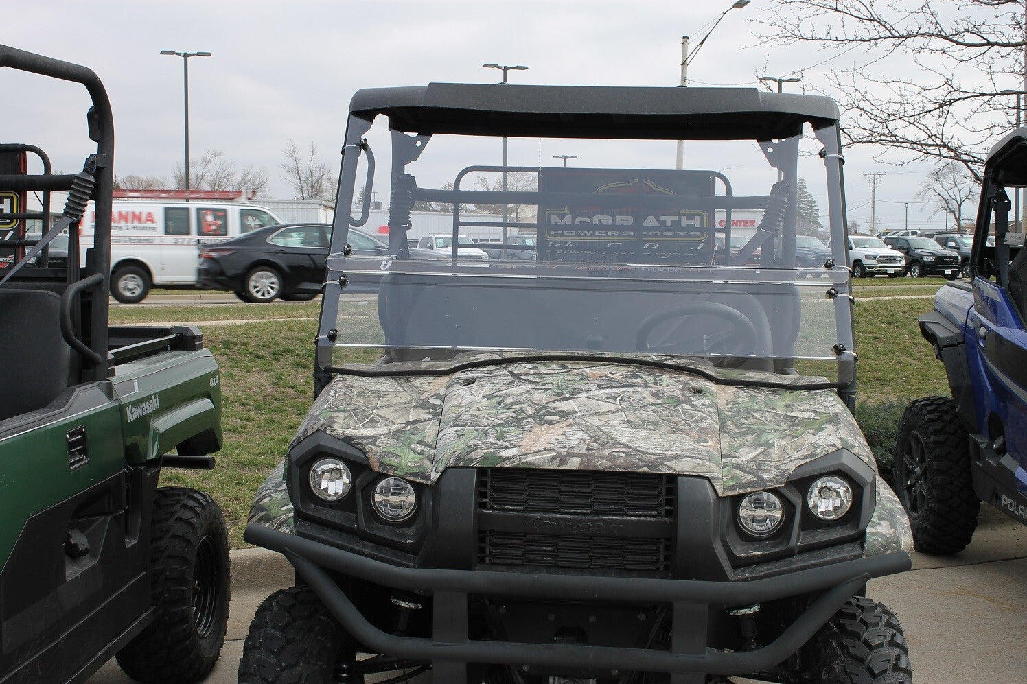 KAWASAKI MULE PRO MX 2019-2026 FULL 2-PIECE WINDSHIELD