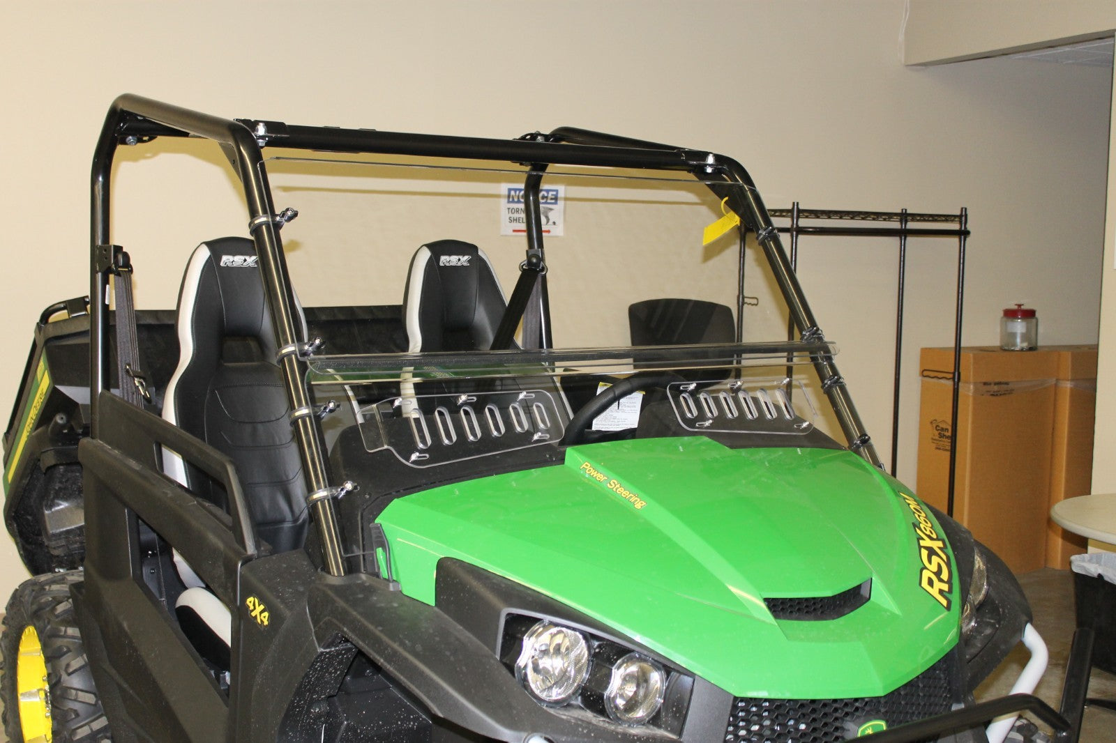 JOHN DEERE GATOR RSX 850i & 860i 860M 550, 560 & 590i MAX-FLO VENTED WINDSHIELD