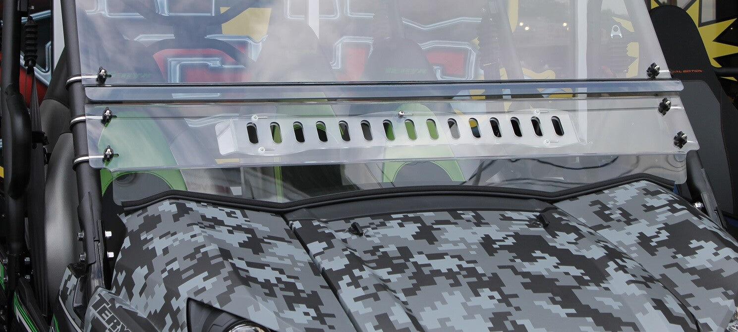 KAWASAKI TERYX, TERYX4 2016-2025 MAX-FLO VENTED WINDSHIELD