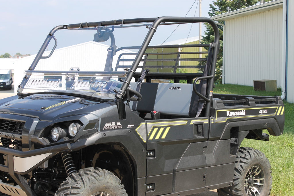 KAWASAKI MULE PRO FX- FXR -FXT 1000 2018-2026 MAX-FLO VENTED WINDSHIELD