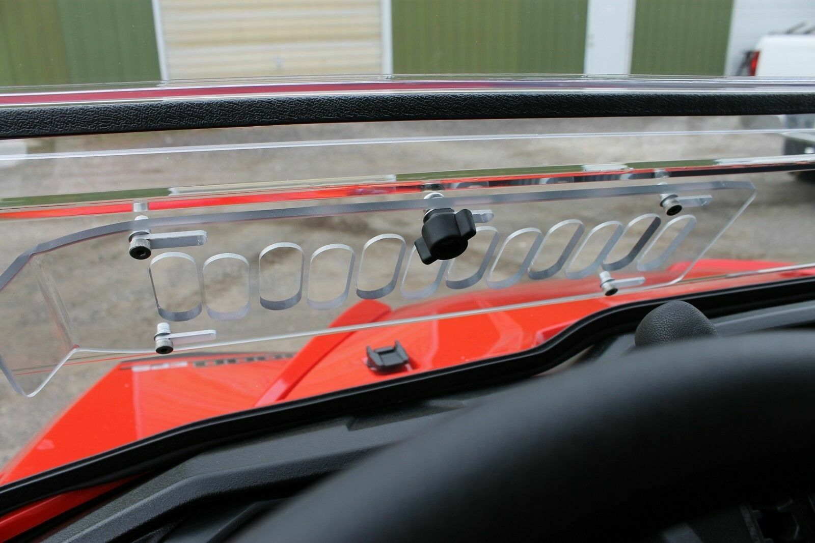 Honda Pioneer 1000 MAX-FLO Vented Windshield (fits Honda Pioneer 1000-5)