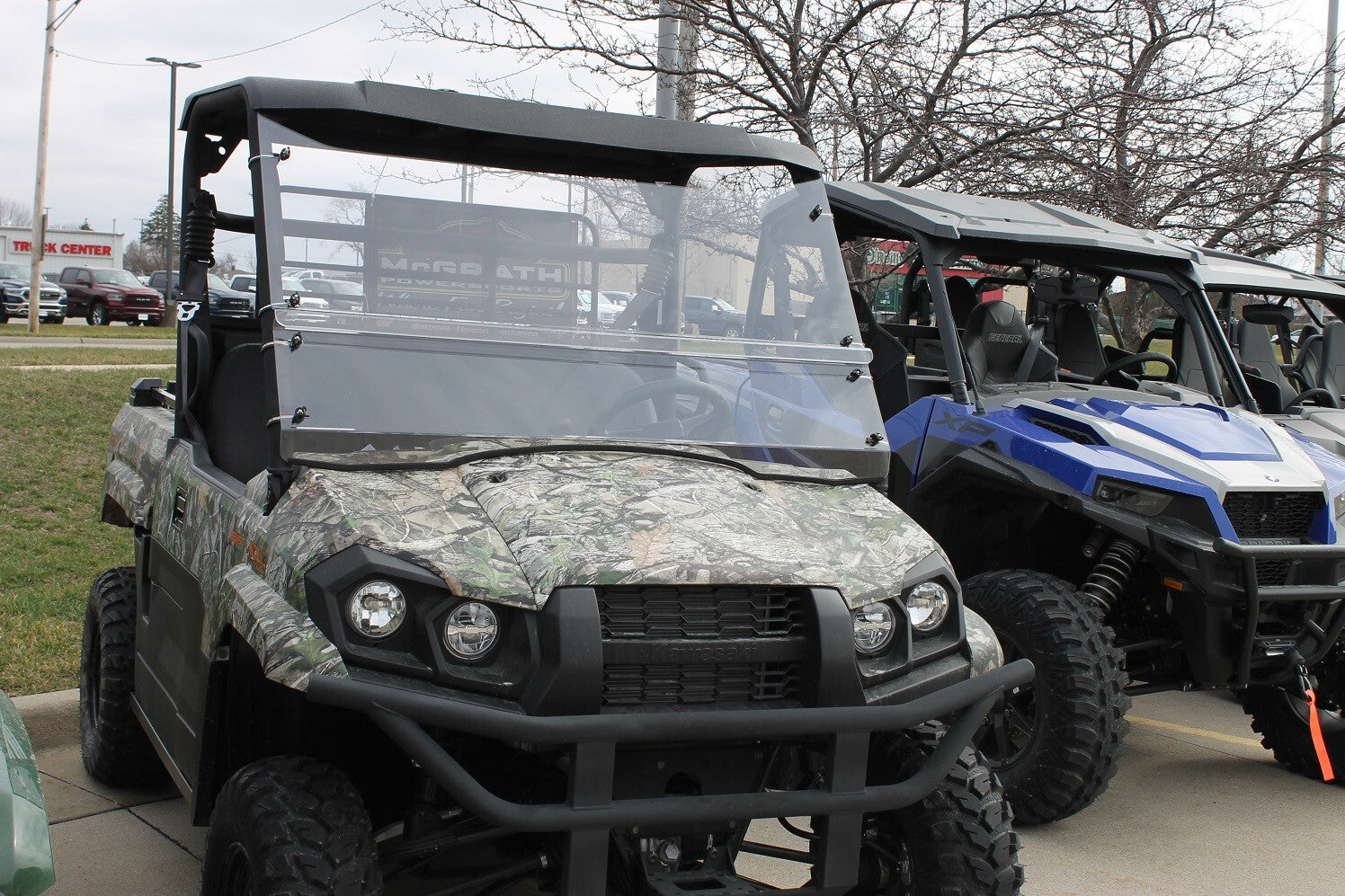 KAWASAKI MULE PRO MX 2019-2026 FULL 2-PIECE WINDSHIELD