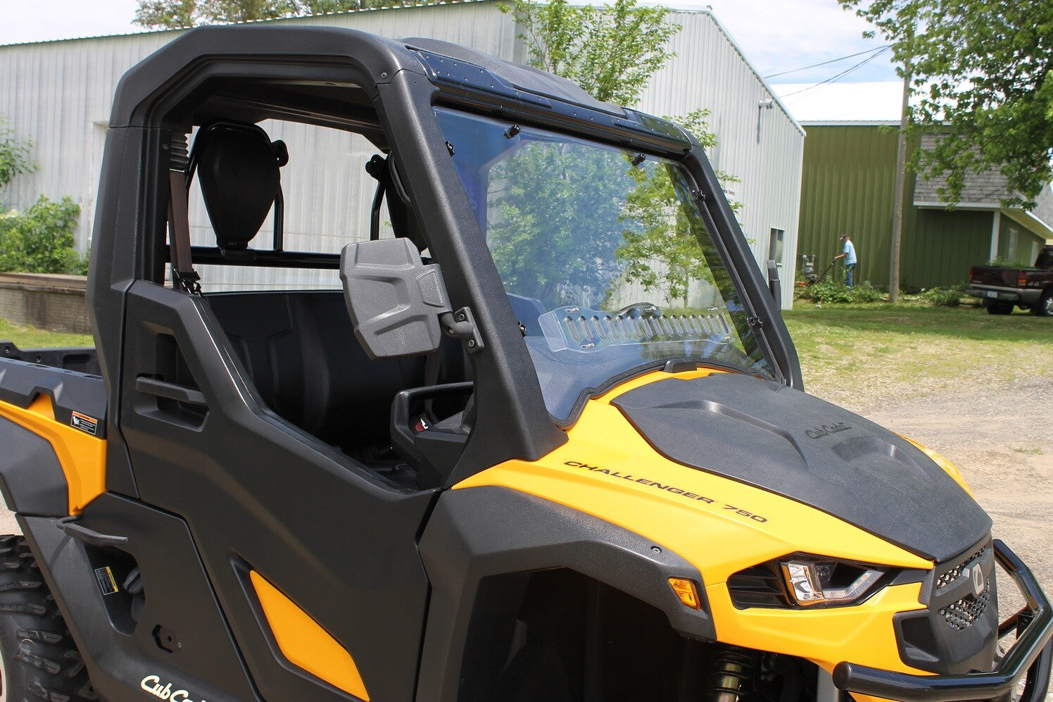 CUB CADET CHALLENGER MX 550/ MX 750 2017-2025 1 PIECE MAX-FLO VENTED WINDSHIELD
