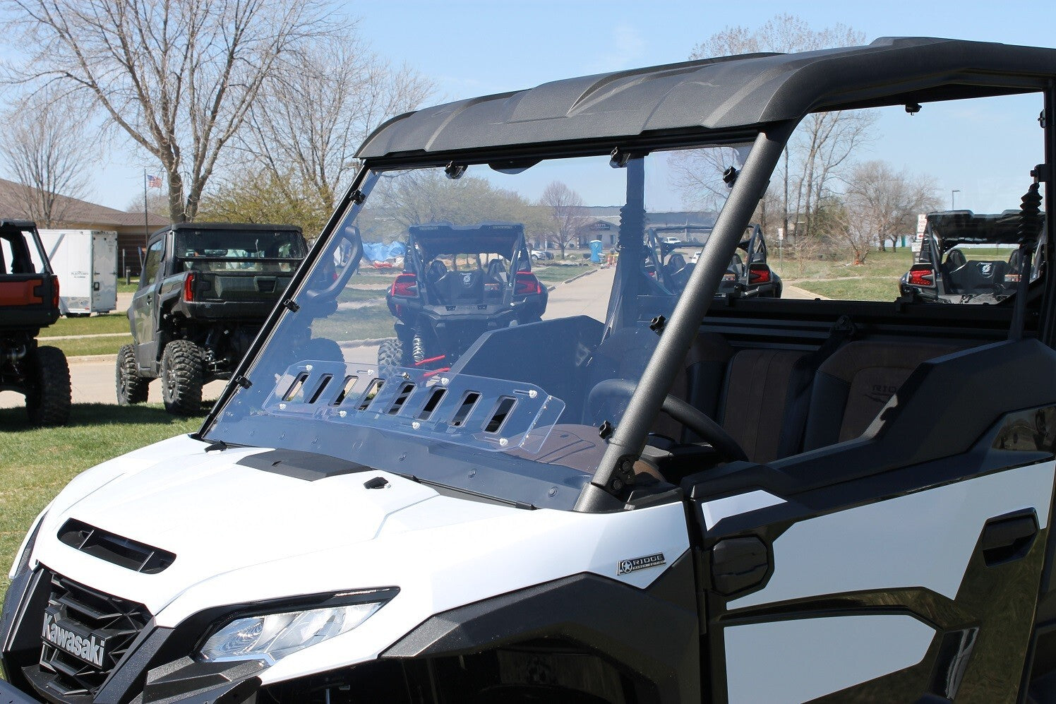 KAWASAKI RIDGE 2024+ MAX-FLO VENTED WINDSHIELD