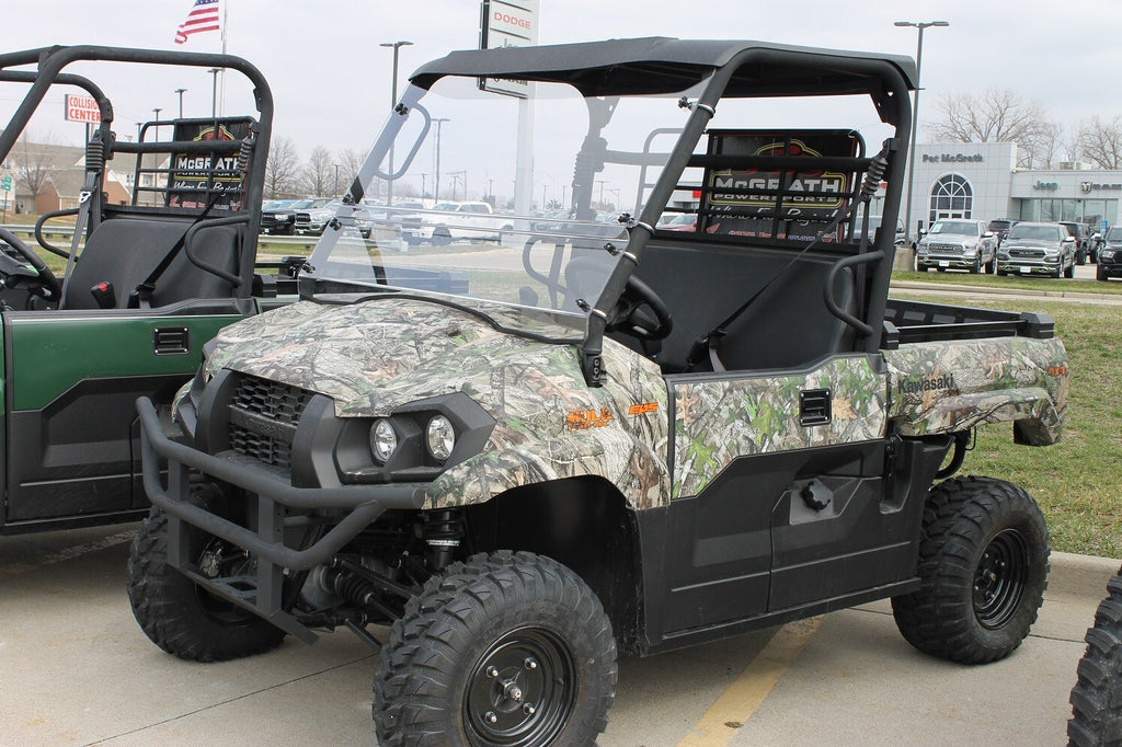KAWASAKI MULE PRO MX 2019-2026 FULL 2-PIECE WINDSHIELD