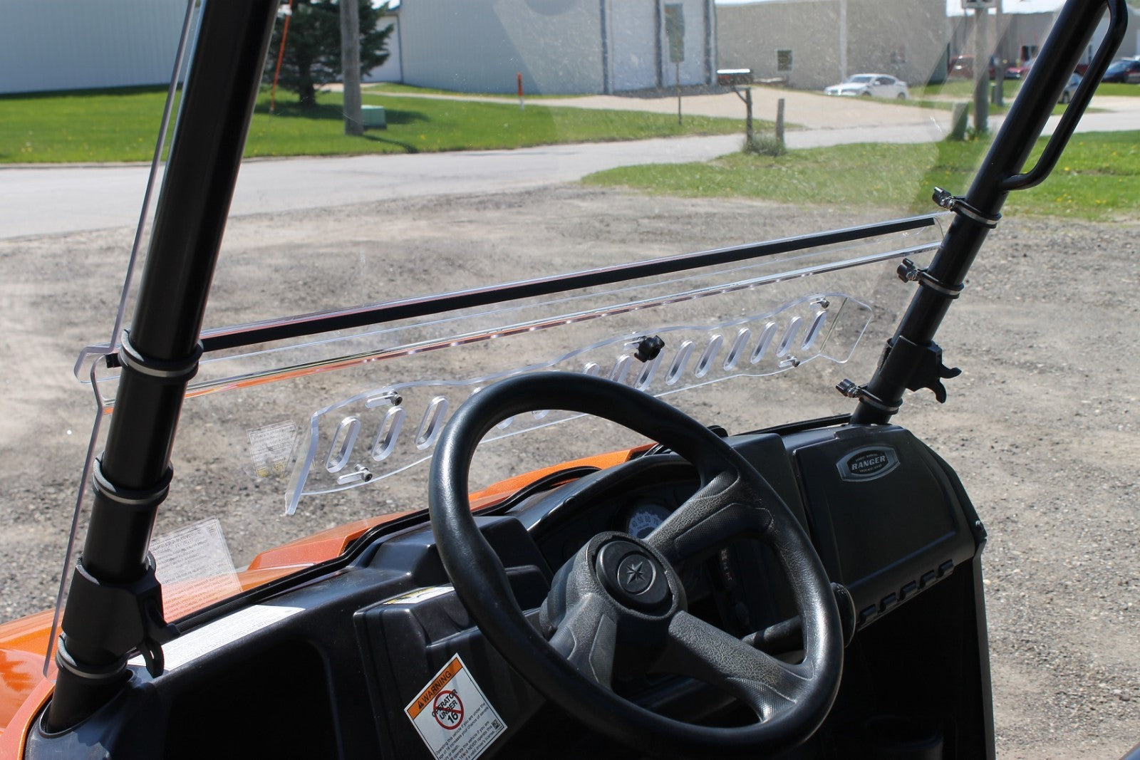 POLARIS MIDSIZE ROUND FRAME RANGER 400, 500, 800  VENTED WINDSHIELD