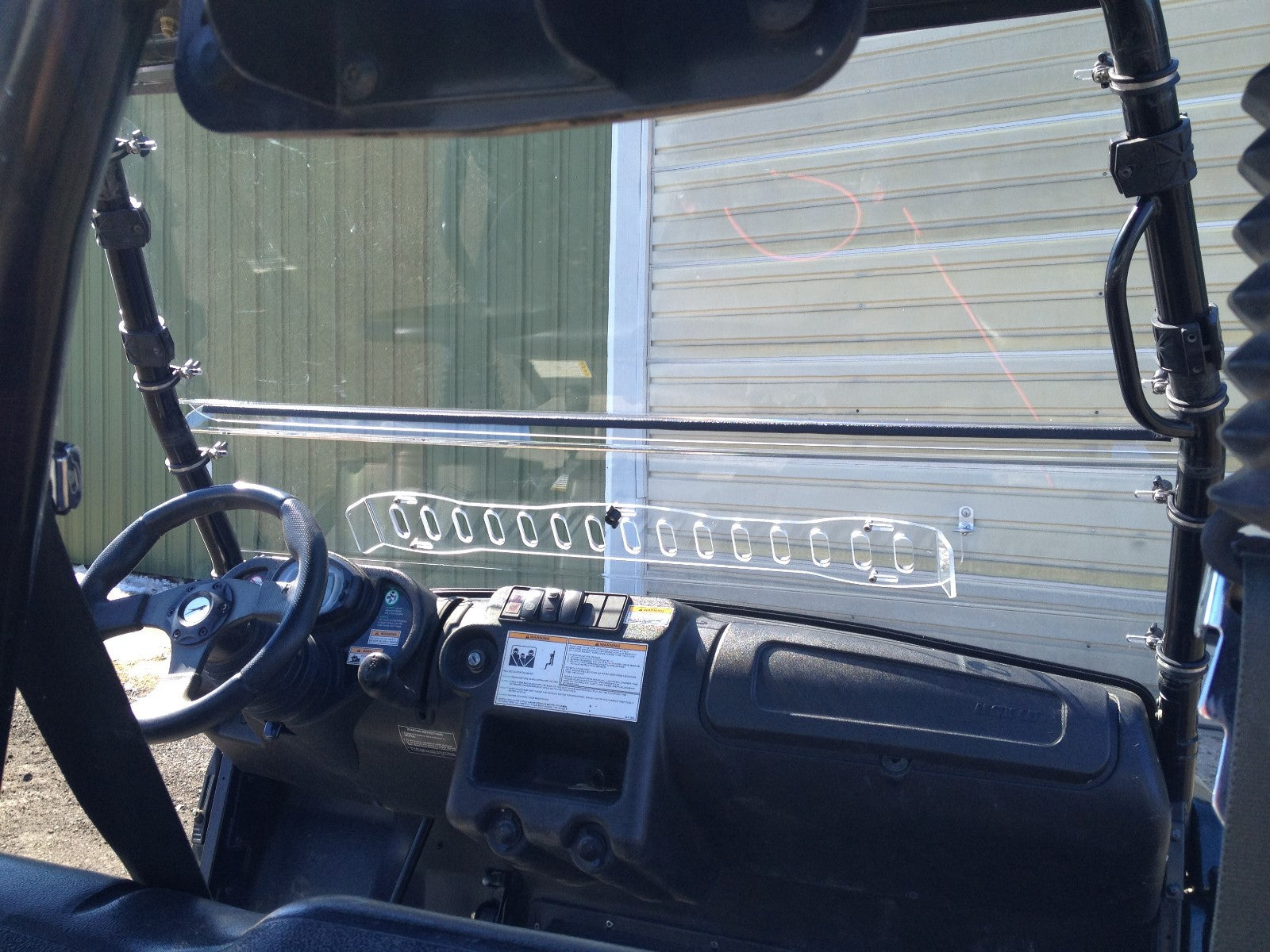 ARCTIC CAT PROWLER XT 500 (2011-2014) ROUND FRAME VENTED WINDSHIELD